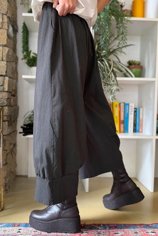Bennie Quirky Barrel Pant Coffee Bean